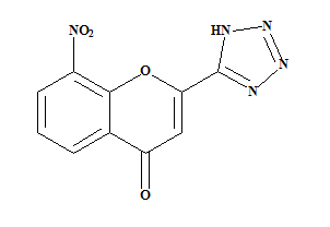 8-硝基-2-四氮唑基-4-羰基-苯并吡喃