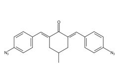 2,6-二(4-叠氮苯亚甲基)-4甲基环己酮